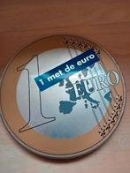 Blik bewaarblik opbergblik 1 met de euro, Ophalen of Verzenden, Overige, Overige merken