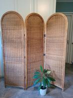 Vintage kamerscherm kamer scherm roomdivider rotan, Ophalen, Gebruikt