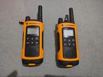 Motorola walkie talkies. geen oplader, Portofoon of Walkie-talkie, Ophalen of Verzenden, Zo goed als nieuw, Met broekklem