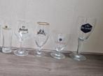 5 bierglazen, Ophalen of Verzenden, Zo goed als nieuw, Glas of Glazen, Overige merken