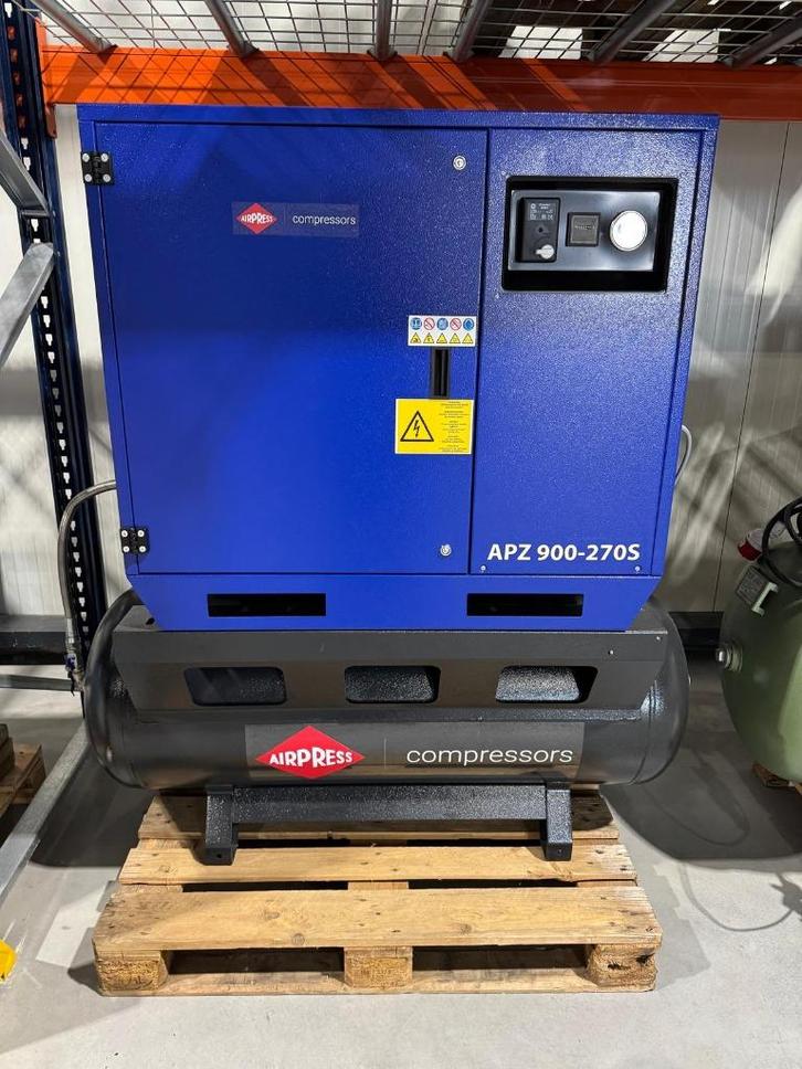 Nieuwe Airpress apz900 -270 geluid gedempte compressor, Doe-het-zelf en Verbouw, Compressors, Nieuw, 10 bar of meer, 100 liter of meer