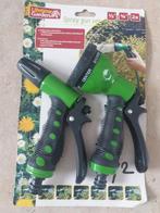 Tuin sproeipistool set – 2 stuks verstelbare sproeikoppen, Ophalen, Nieuw, Multisproeier