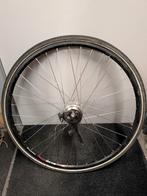 Voorwiel met naafdynamo en naaf rem 28 inch, Fietsen en Brommers, Fietsonderdelen, Ophalen, Gebruikt, Algemeen, Wiel