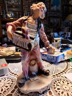 Vintage porseleinen straatmuzikant – Duitsland ca. 1960, Antiek en Kunst, Ophalen of Verzenden