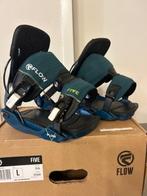 Flow Five Fusion Step in snowboardbinding maat L nieuw, Info@flow.com, Bindingen, Nidecker SA. Place de l'Industrie 2. 1180 Rolle VD Switzerland