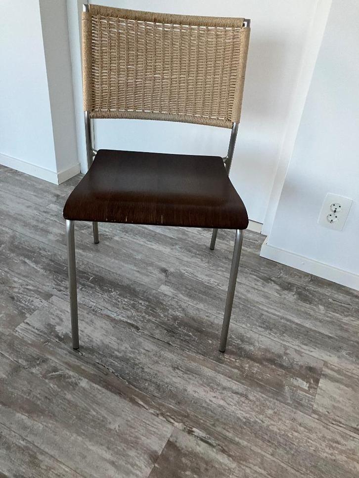 GEZOCHT  Calligaris stoelen, Huis en Inrichting, Stoelen, Vier, Hout, Metaal, Overige materialen, Ophalen