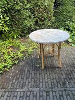 Tuintafel, Tuin en Terras, Tuintafels, Ophalen, Gebruikt, Rond, Kunststof
