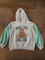 ZGAN zachte hoodie maat 122/128 "make time for fun"H&M, Kinderen en Baby's, Kinderkleding | Maat 122, Meisje, Trui of Vest, H&M