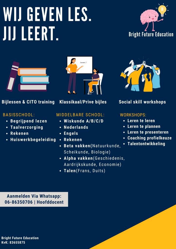 Middelbare school (Beta) Bijles&Examentraining in Nieuwegein, Diensten en Vakmensen, Bijles, Privé-les en Taalles, Bijles, Examen- of Scriptiebegeleiding