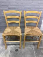 Stoelen met rieten zitting, Ophalen, Gebruikt, Overige kleuren, Twee
