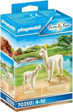 Playmobil 70350 Alpaca met jong, Ophalen of Verzenden, Zo goed als nieuw, Complete set