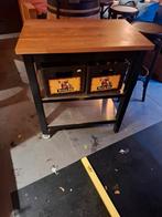 BBQ Tafel met RVS blad - Zelf gat maken, Ophalen of Verzenden, Gebruikt