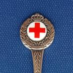verzilverd lepeltje Rode Kruis (Nwpoort), Inter Caritas Arma, Ophalen of Verzenden