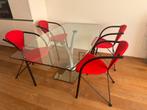Rolf Benz glazen tafel 180x100, Huis en Inrichting, Tafels | Eettafels, Ophalen, Gebruikt, 100 tot 150 cm, 50 tot 100 cm