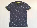Blauwe polo van WE Fashion, maat 146/152, Kinderen en Baby's, Kinderkleding | Maat 146, Gebruikt, Ophalen of Verzenden, Shirt of Longsleeve