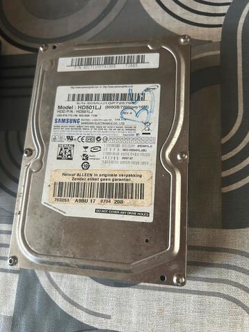 500 gb hdd goed werkend beschikbaar voor biedingen