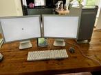 2x Apple 20" Cinema Display & Apple Power Macintosh G5, Gebruikt, 2 tot 3 Ghz, Verzenden, 8 GB
