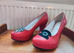 Atelier Maité nieuwe roodleren pumps mt 37/38, hak 9 cm, Kleding | Dames, Schoenen, Pumps, Nieuw, Ophalen of Verzenden, Atelier Maité