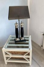 Eichholtz Tafellamp marmeren voet, Huis en Inrichting, Tafels | Sidetables, 50 tot 100 cm, Rond, Ophalen of Verzenden, Zo goed als nieuw