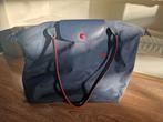 Longchamp tas, 30 cm of meer, Gebruikt, Blauw, Minder dan 35 cm