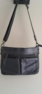 Echt Leren Micmacbags Tas – Zwart, Compact & Met Karakter, Ophalen of Verzenden, Gebruikt, Zwart, Handtas