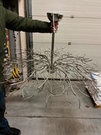 Stijlvolle zilverkleurige lumidora Designer Lamp, Ophalen, Gebruikt, Metaal