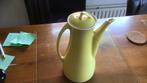 Vintage Boch koffiepot pastel geel, Ophalen of Verzenden