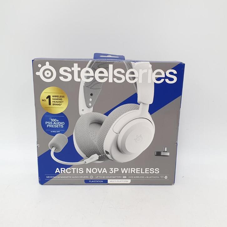 Steelseries Arctis Nova 3P Wireless Gaming Headset Nieuw!, Computers en Software, Headsets, Nieuw, Gaming headset, Ophalen of Verzenden