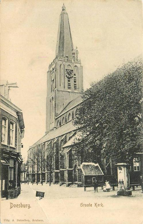 (388-218-033) Doesburg Groote Kerk, Verzamelen, Ansichtkaarten | Nederland, Gelderland, Verzenden