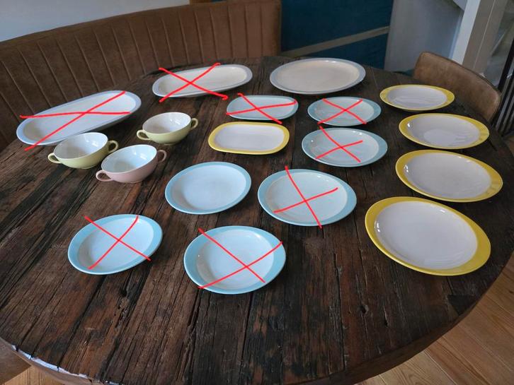** Fris Edam servies **, Antiek en Kunst, Antiek | Servies los, Ophalen of Verzenden