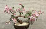 Bonsai Boompje van Glas, Lotus Bloemen., Verzenden, Gebruikt, Binnen