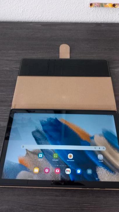 NIEUW!*XSSIVE*ZWART LEREN BESCHERMHOES/COVER SAMSUNG TAB 8., Computers en Software, Tablet-hoezen, Nieuw, Bescherming voor- en achterkant