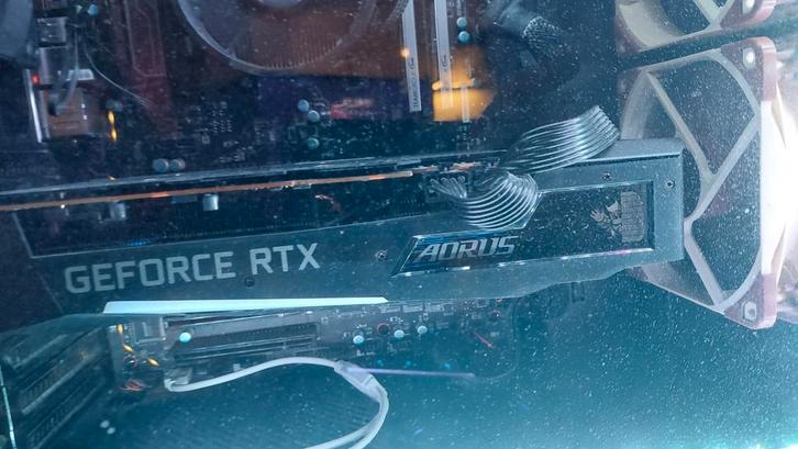 RTX 3070 AORUS Videokaart, Computers en Software, Videokaarten, Gebruikt, Nvidia, PCI-Express 4.0, GDDR6, HDMI, DisplayPort, Ophalen of Verzenden