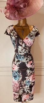 Phase Eight jurk overslag decolleté kleurrijkbloemenprint 40, Kleding | Dames, Maat 38/40 (M), Overige kleuren, Verzenden, Zo goed als nieuw