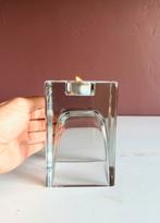 Vintage ice cube kandelaar / vaas, Ophalen of Verzenden, Dame, Zilver, Kleiner dan 17