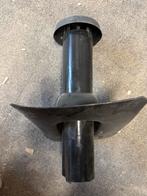 Dakontluchting schuin dak 110mm, Ophalen, Kunststof, Zwart, Nieuw