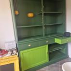 Groene Gepimpte Kast met Leuke Details, Ophalen, Gebruikt, 200 cm of meer, 150 tot 200 cm