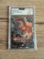 Charizard 154/172 grade 9 pokemon kaart €350, Ophalen of Verzenden, Zo goed als nieuw, Losse kaart