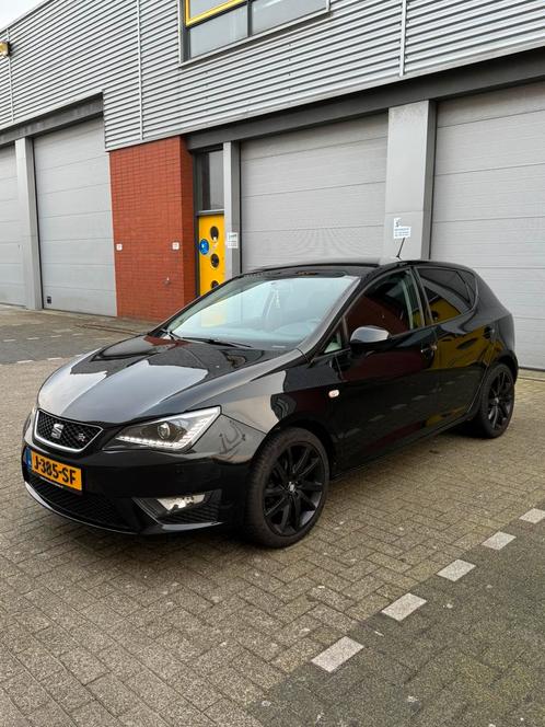 SEAT IBIZA 5D FR 1.2 TSI 105PK 2014 NAVI -AIRCO-STOELVERWARM, Auto's, Seat, Particulier, Benzine, MPV, Geïmporteerd, Zwart, Ophalen