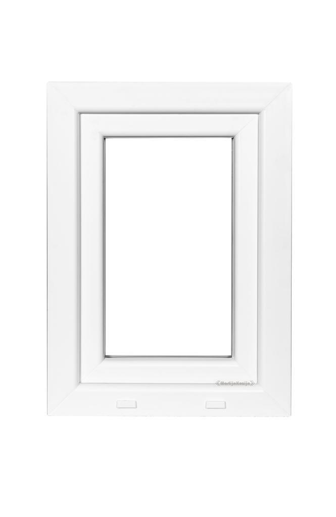 Kunststof Kozijn Draaikiep  B50 H70cm Wit, Doe-het-zelf en Verbouw, Kozijnen en Schuifpuien, Nieuw, Raamkozijn, Kunststof, Inclusief glas