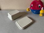 NIEUWE botervloot van TUPPERWARE boterbakje boter schaaltje, Ophalen of Verzenden, Nieuw, Wit, Bak of Kom