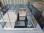 Hamsterkooi beige zwart, Dieren en Toebehoren, Knaagdieren en Konijnen | Hokken en Kooien, Ophalen, Zo goed als nieuw