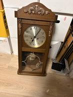 Vintage Duitse wandklok met slinger – bim-bam slagwerk –, Verzenden