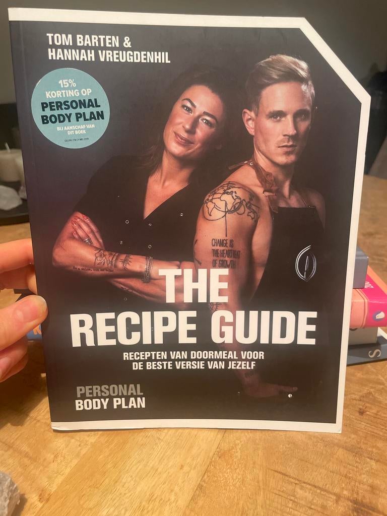 The Recipe Guide - Tom Barten & Hannah Vreugdenhil, Boeken, Hoofdgerechten, Ophalen of Verzenden, Zo goed als nieuw, Gezond koken