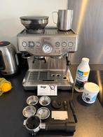 Sage Barista Express stainless steel, Witgoed en Apparatuur, Koffiezetapparaten, Ophalen, Gebruikt, Espresso apparaat, Koffiebonen
