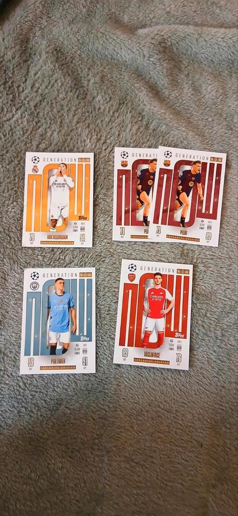 Topps Match Attax - exclusive Edition Generation Now, Hobby en Vrije tijd, Stickers en Plaatjes, Zo goed als nieuw, Meerdere plaatjes