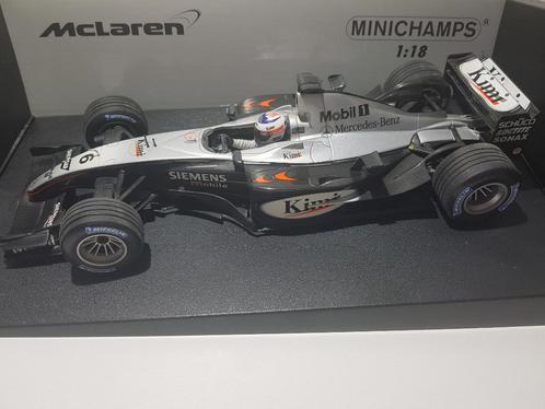 F1 McLaren MP4/18 Testcar Kimi Räikkönen Boxed 1/18, Hobby en Vrije tijd, Modelauto's | 1:18, Zo goed als nieuw, Auto, MiniChamps