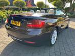 BMW 2-serie Cabrio 218i High Executive Org NL, Leder, NAP, Auto's, Automaat, Gebruikt, 4 stoelen, 3 cilinders