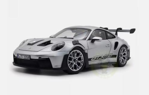 Porsche 911 GT3 RS 2022 GT Zilver Met.1/18 NOREV ref. 187357, Hobby en Vrije tijd, Modelauto's | 1:18, Nieuw, Auto, Norev, Verzenden