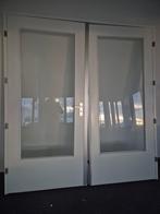 Dubbele deur met glas en kozijn - 2m breed, Ophalen of Verzenden